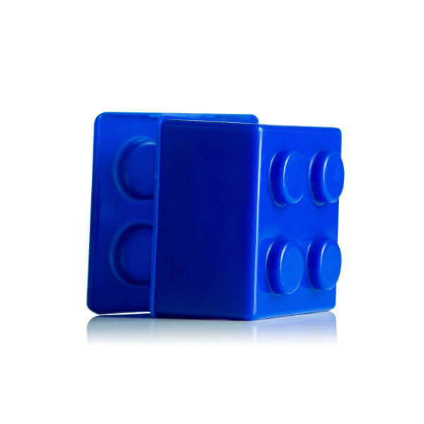 Blue Building Block Jello Mold Container 100 ml BPA Free